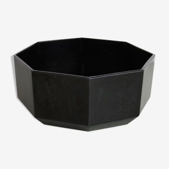 Black bowl Octime Arcoroc 80's