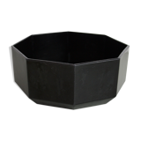 Black bowl Octime Arcoroc 80's