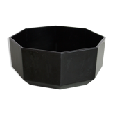Black bowl Octime Arcoroc 80's
