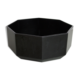 Black bowl Octime Arcoroc 80's