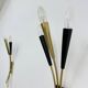 Mid-century Stillovo style brass wall light, 1950s