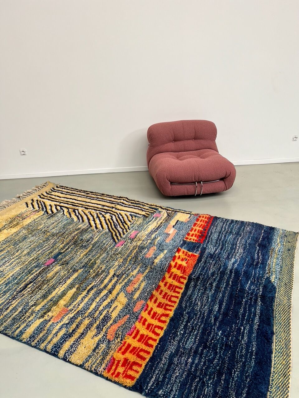 Armchair Soriana Afra and Tobia Scarpa 60s Cassina