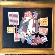 French school of the 20th century. framed oil on canvas signed Ramard and dated 1984