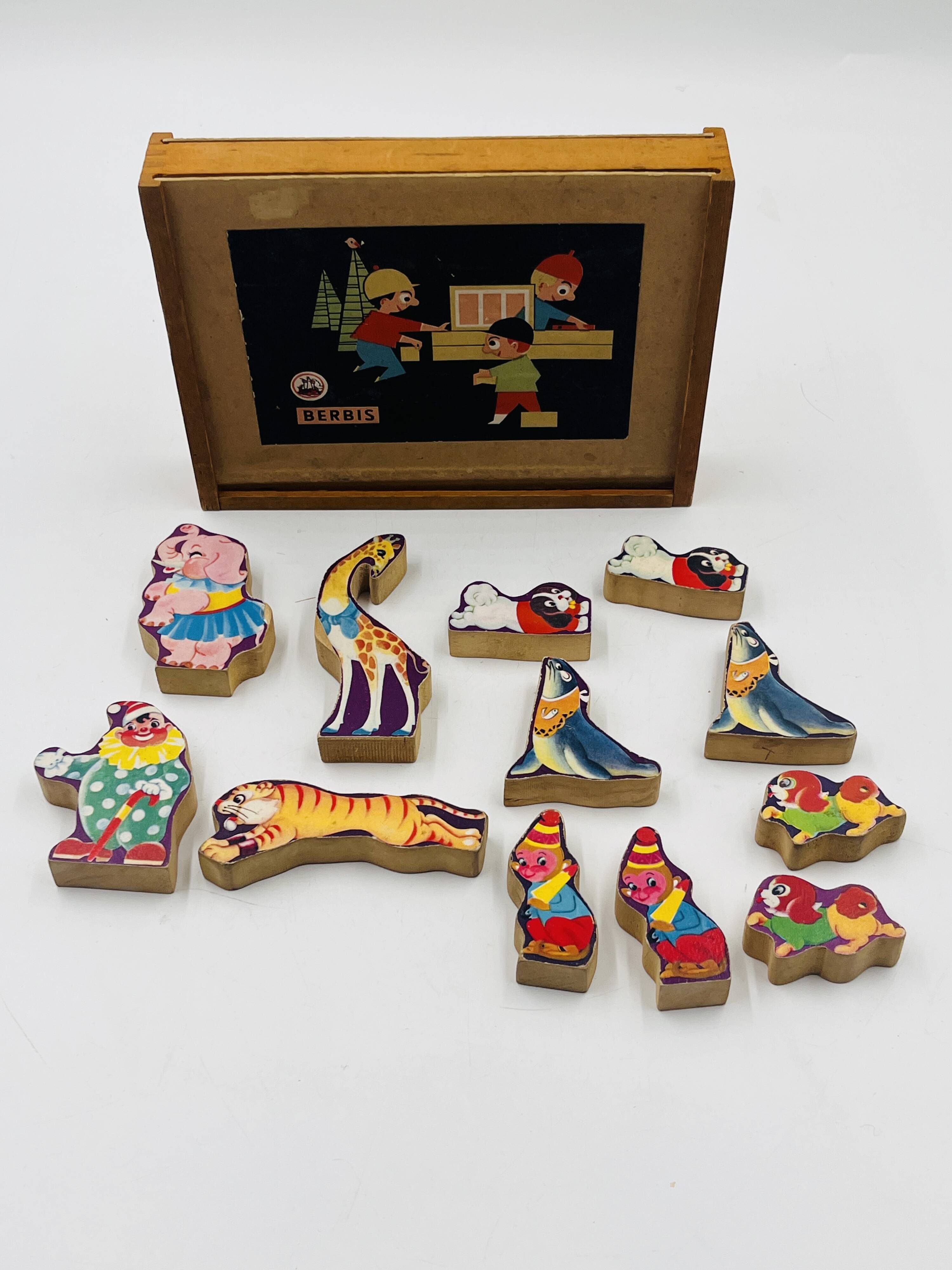 Wooden toy box for children