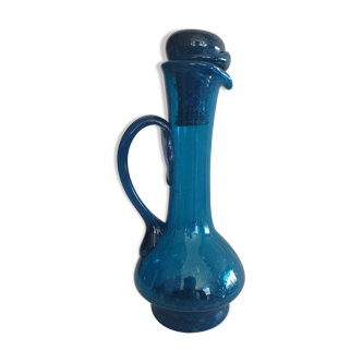 Biot glass carafe