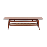 Teak coffee table by Louis Van Teeffelen for Wébé in 1960