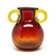 Vase, mid-century modern, glass, designed by J. Słuczan-Orkusz, Poland, 1970s