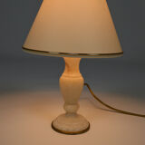 Italian lamp in white marble, circa 1920