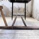 Tapiovaara dining table, black patina, 1950s.