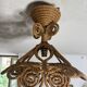 Audoux Minet rope lantern pendant light, 1950s