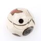 Signed ceramic vase with abstract decoration, 1970s