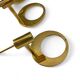 Pair of Scandinavian brass wall candlesticks by Arthur Pe, Kolbäck, Sweden