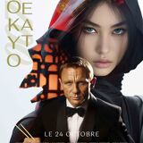 Parodic 50x70cm James Bond poster generated by AI, composed by the gallery.