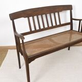 Stella cane bench, stamped