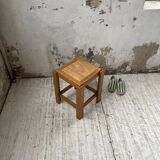 Solid elm stool Maison Regain