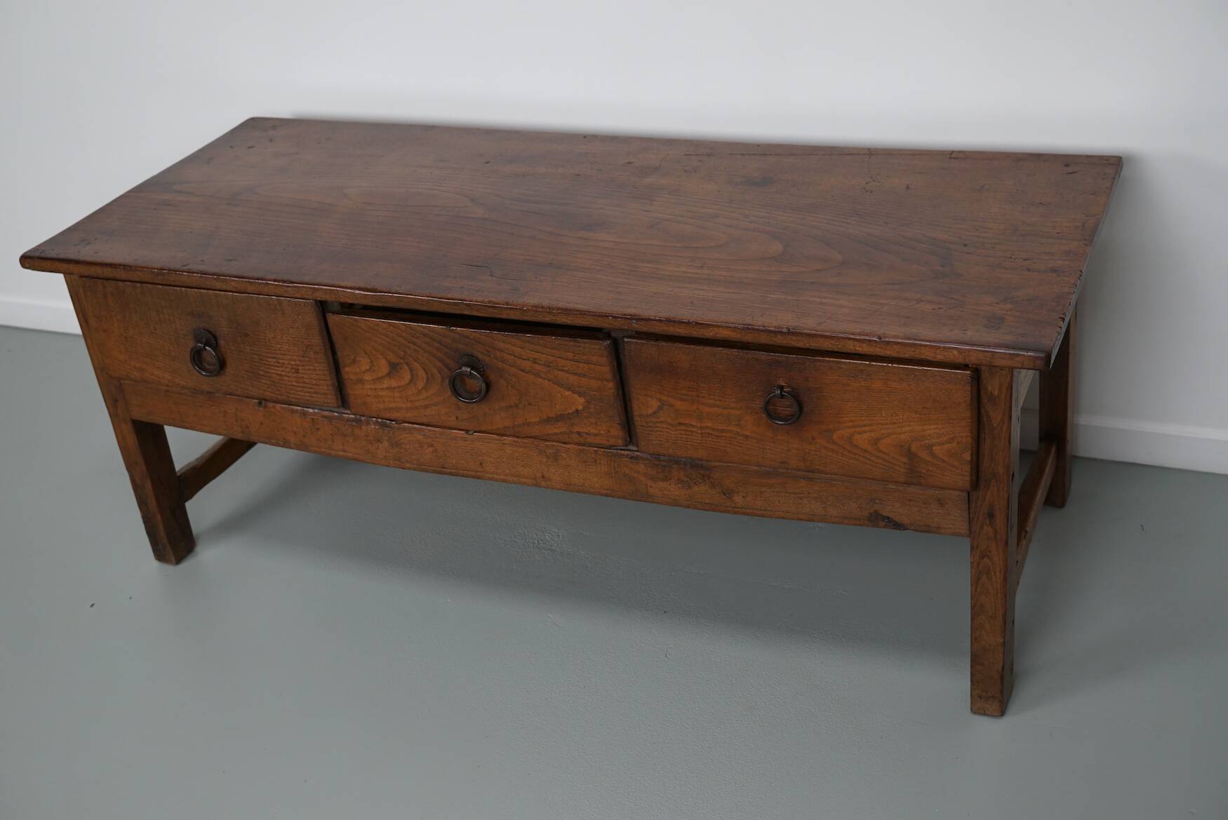 Spanish 18th Century Farmhouse Rustic Chestnut Coffee Table
