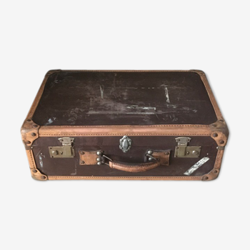 Valise vintage marron