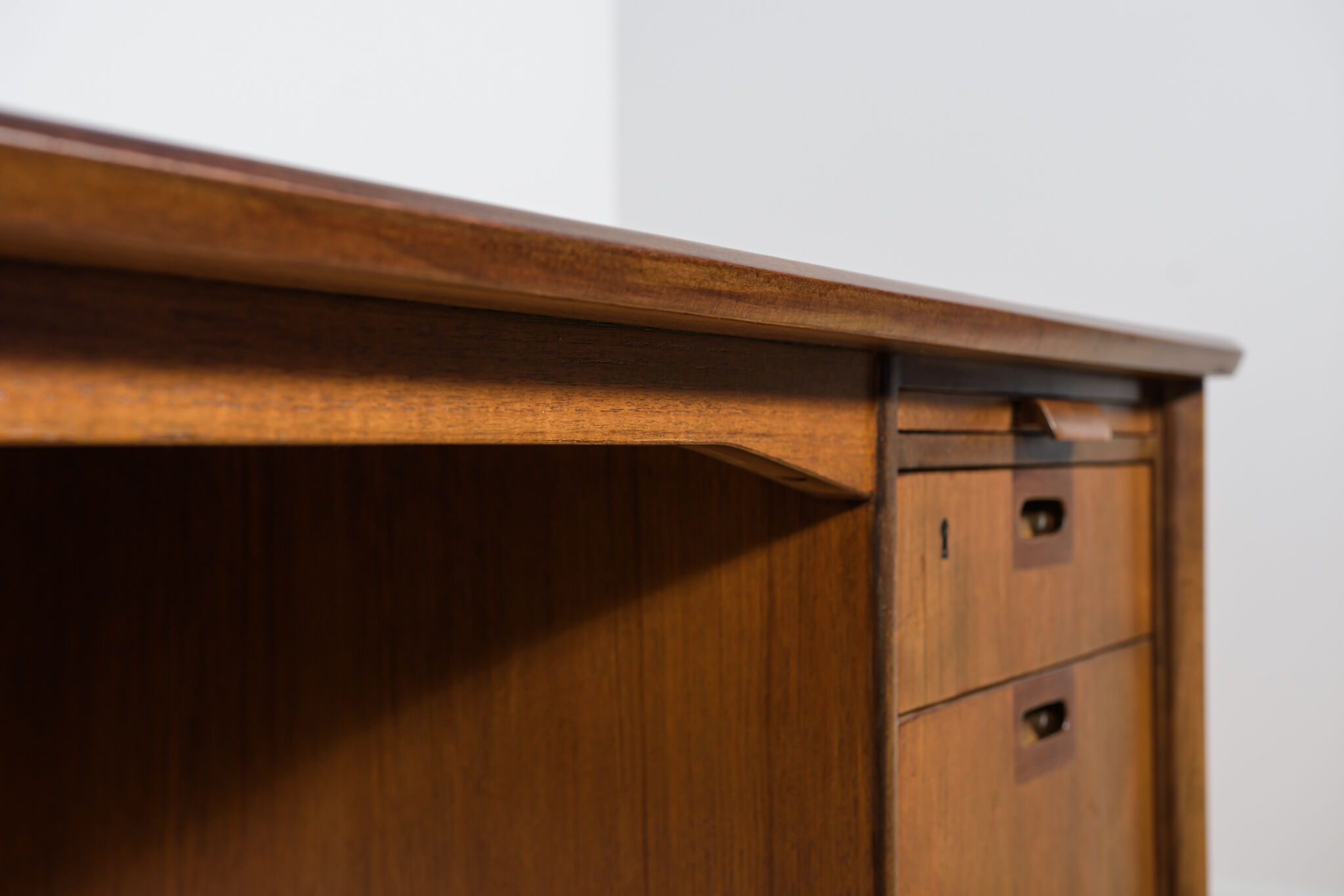 Mid-century teak desk by Sten Blomberg for Seffle Möbelfabrik, Sweden, 1960s