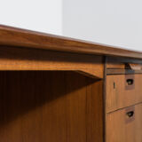 Mid-century teak desk by Sten Blomberg for Seffle Möbelfabrik, Sweden, 1960s