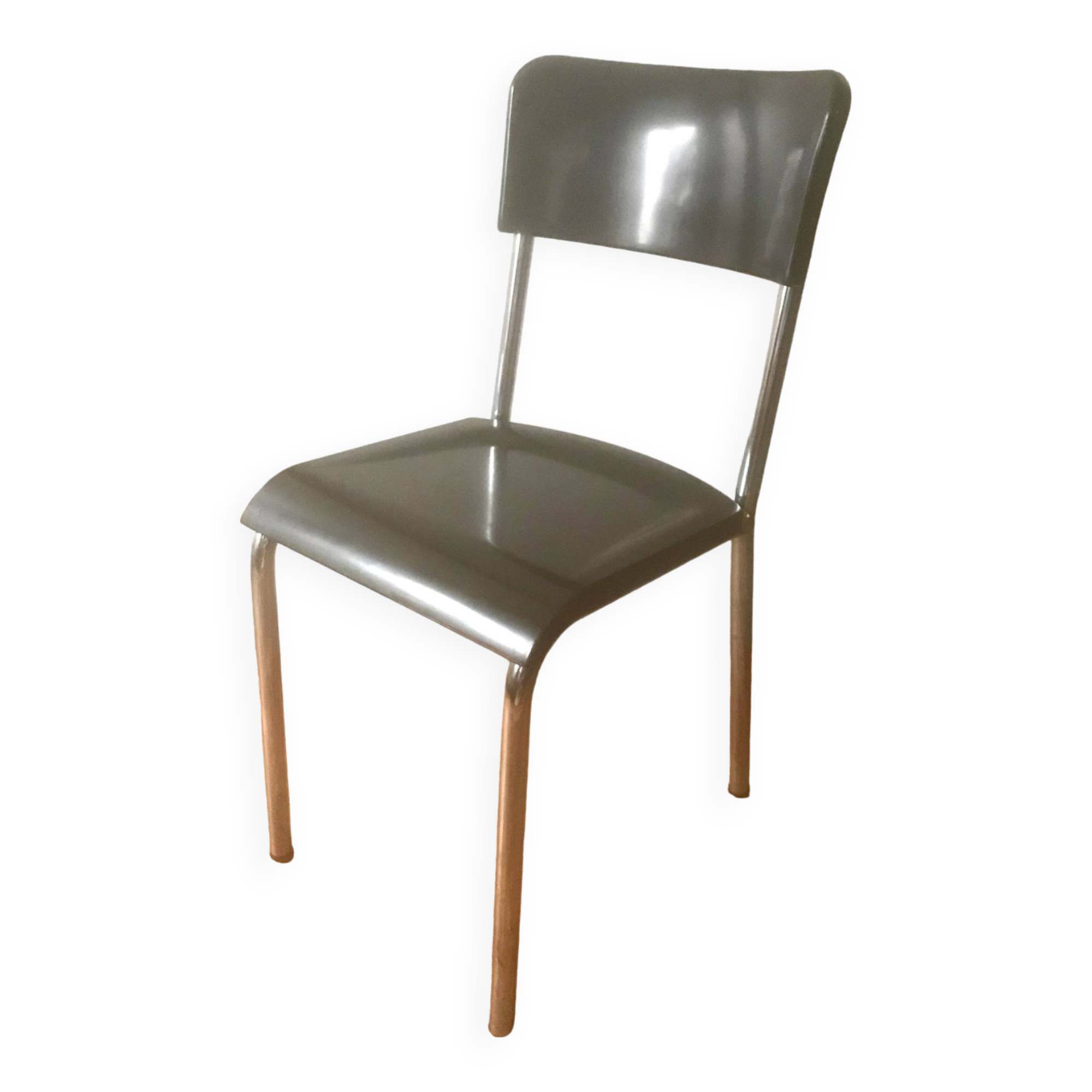 René Herbst black Bakelite chair 1940