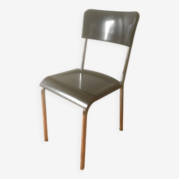 René Herbst black Bakelite chair 1940