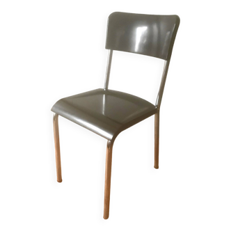 René Herbst black Bakelite chair 1940