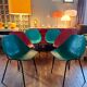 Suite of 5+1 shell chairs Pierre Guariche 1960