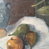 Painting old still life oil