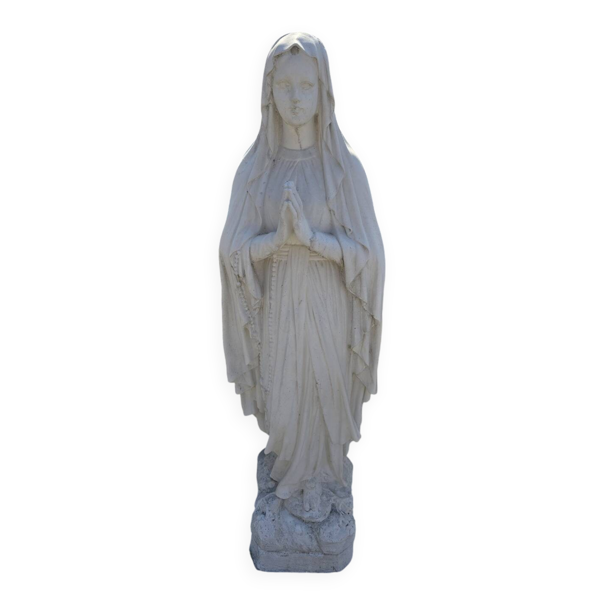 Stone statue of the Holy Virgin