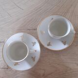 Porcelain cups and sub-cups