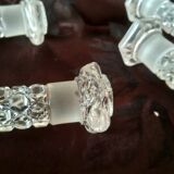 5 cut crystal knife holders