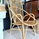 Old vintage rattan chair