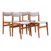 Mid-Century Danish Teak Dining Chairs by Erik Buch, 1960s.