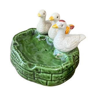 Cendrier barbotine “3 canards”