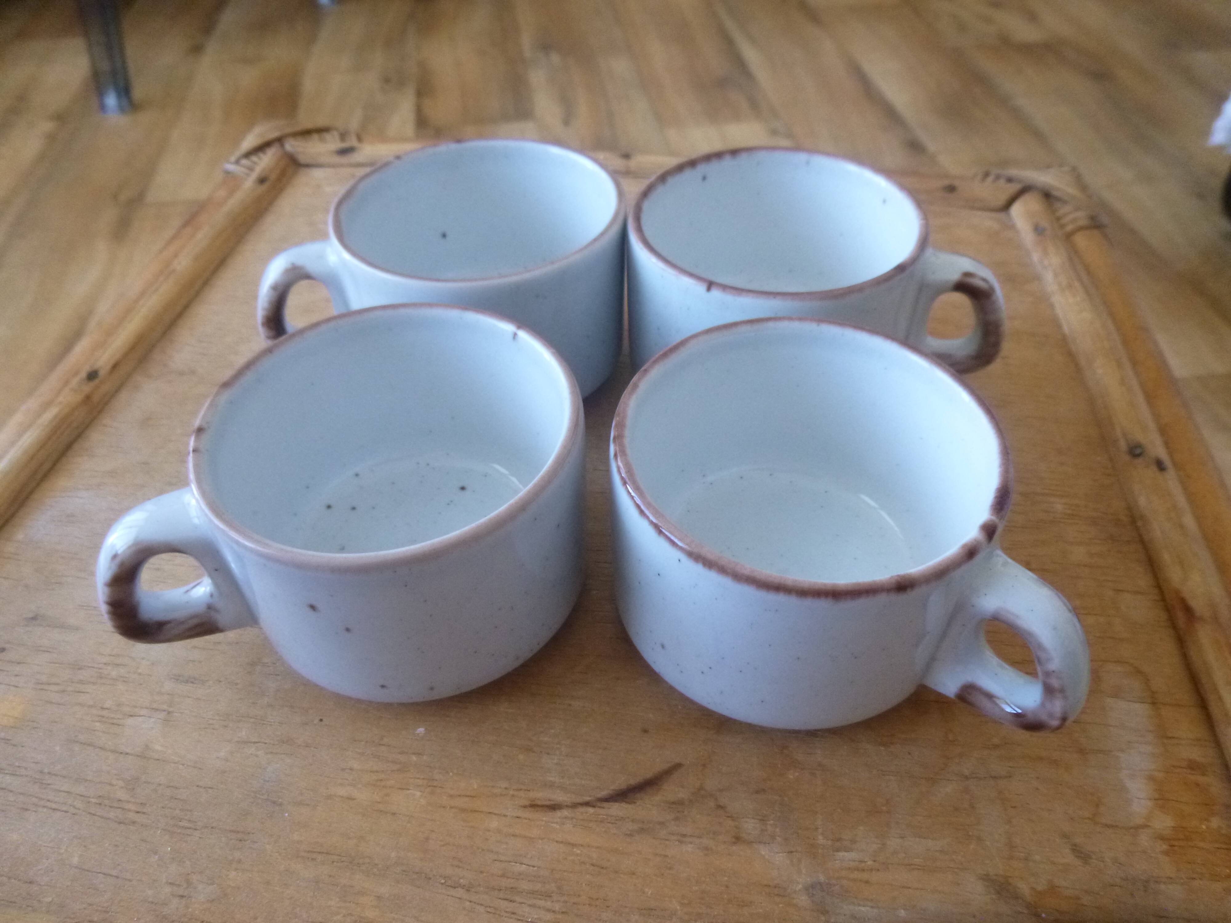 Sarreguemines coffee cups