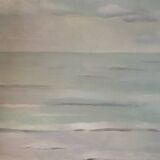 Signed sea landscape
