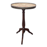 Table d'appoint de style classique français avec plateau en marbre, années 1960/70.
