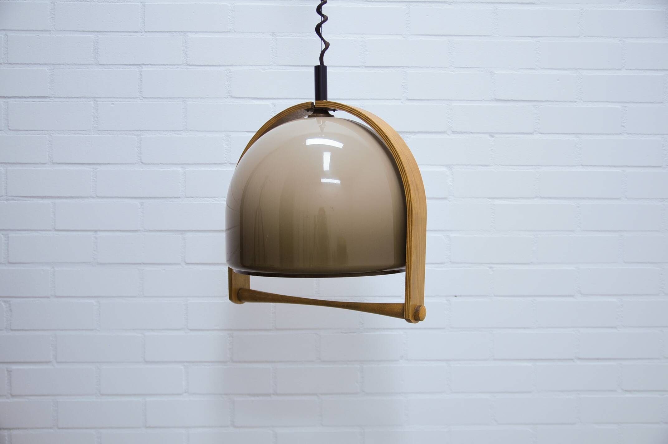 Vintage space age pendant lamp temde leuchten