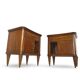 Pair of Italian bedside tables from the mid-20th century.