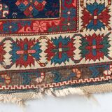 Antique Caucasian Tribal Rug - Handwoven