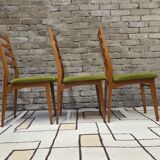 Set of 3 Scandinavian chairs from the 1960s.