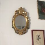 Baroque mirror gilded wood.