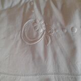 Lin Drap. BC embroidered monogram. Art deco