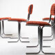 Suite de quatre chaises années 70