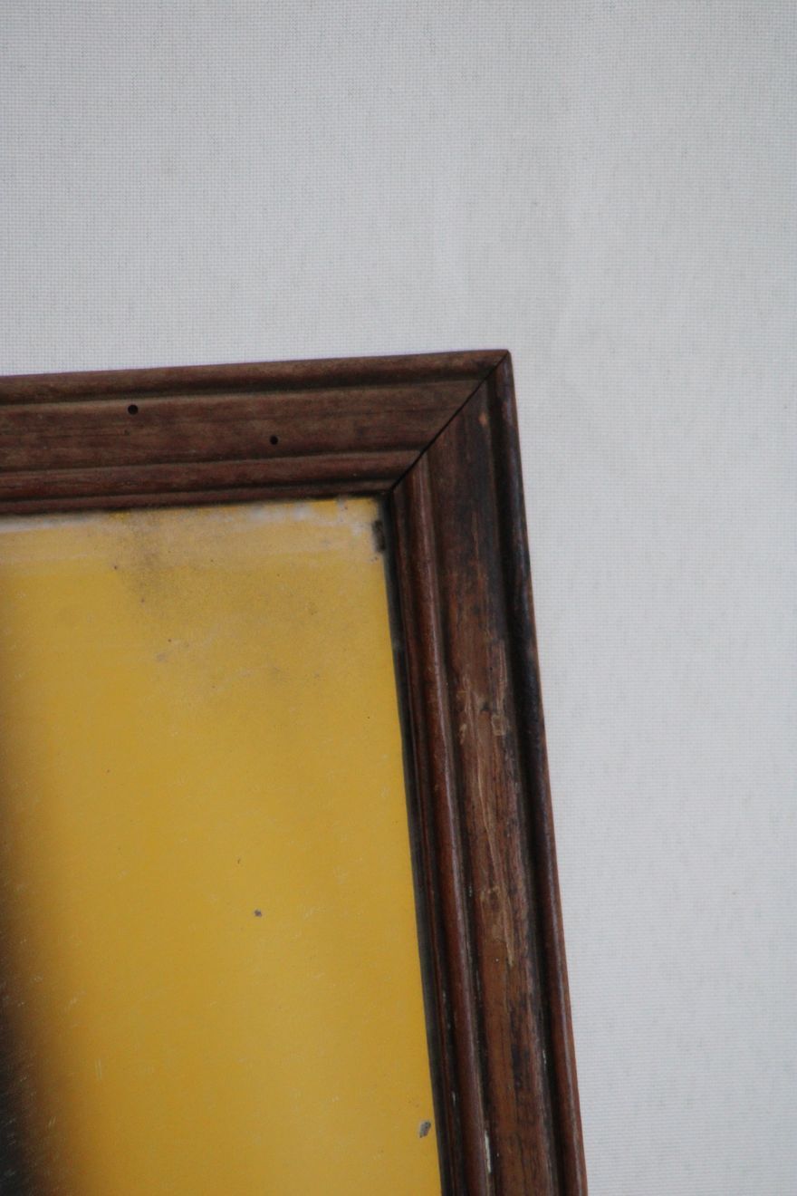 Wooden mirror