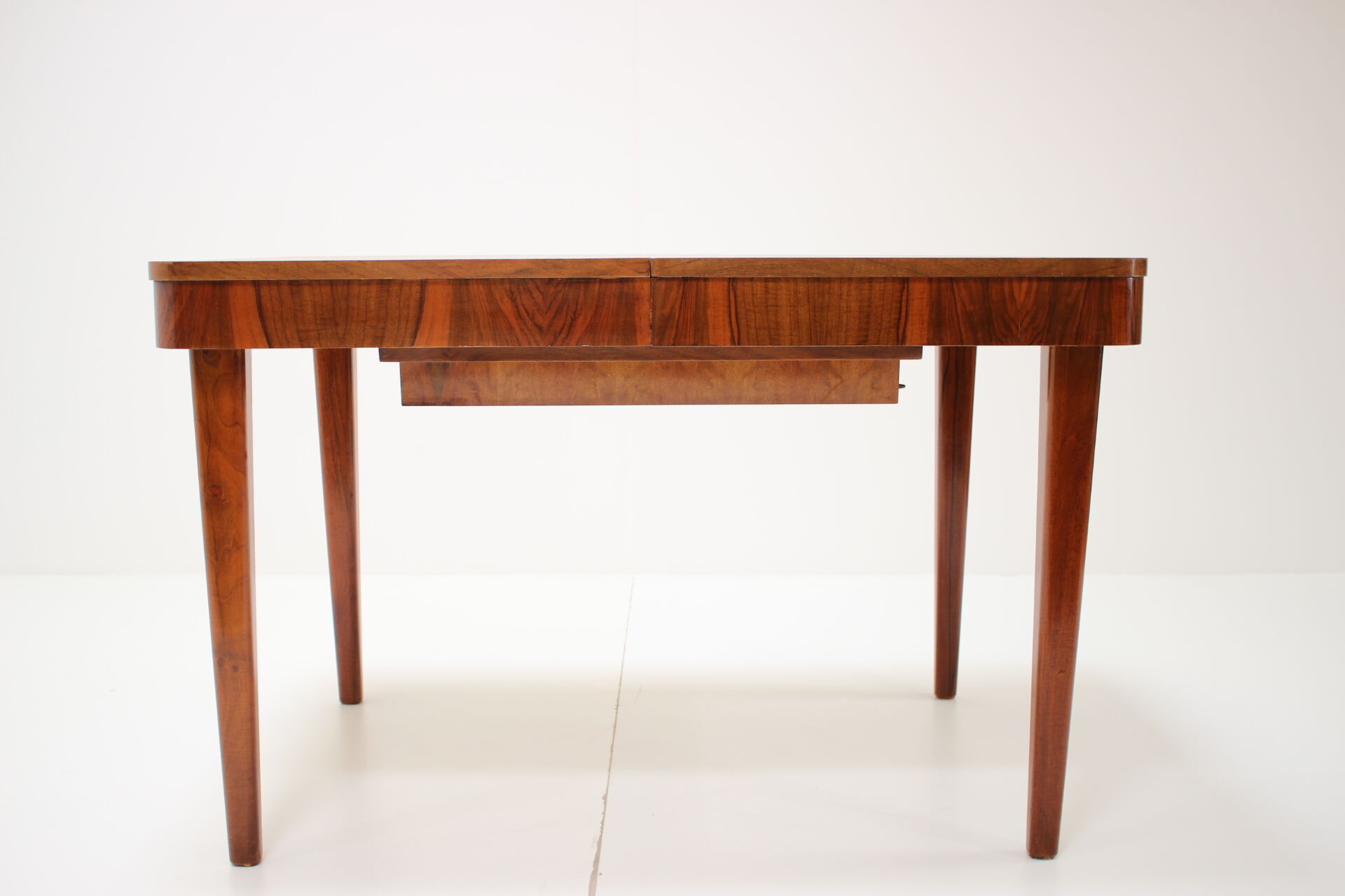 Art deco extendable dining table designed by Jindrich Halabala, 1940s