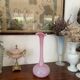 Pink opaline vase 32,5cm