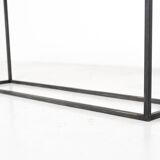 Mid-Century Modern Marble and Iron Console