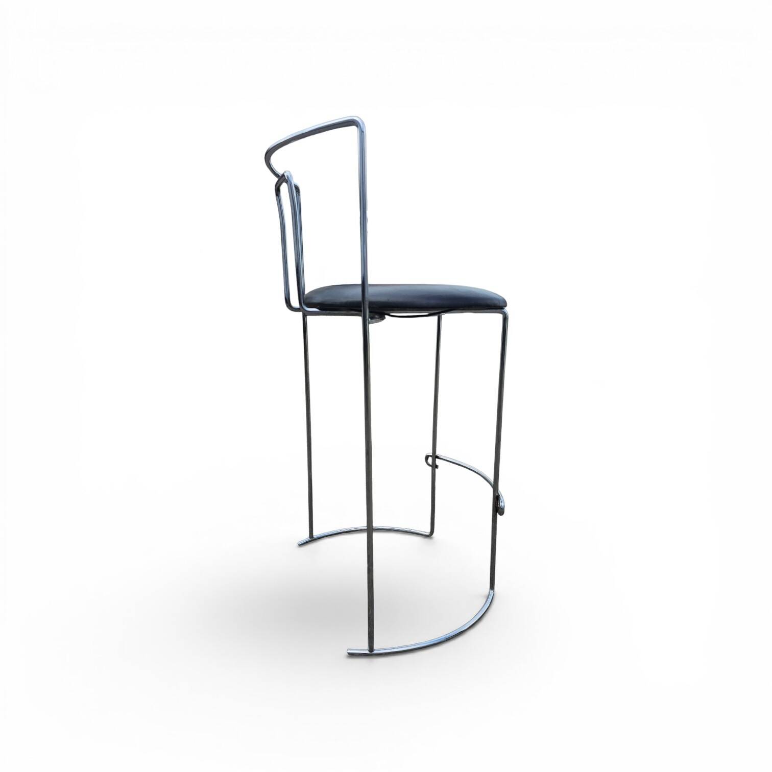 2 x Gaja stool by Kazuhide Takahama for Simon Gavina / black leather