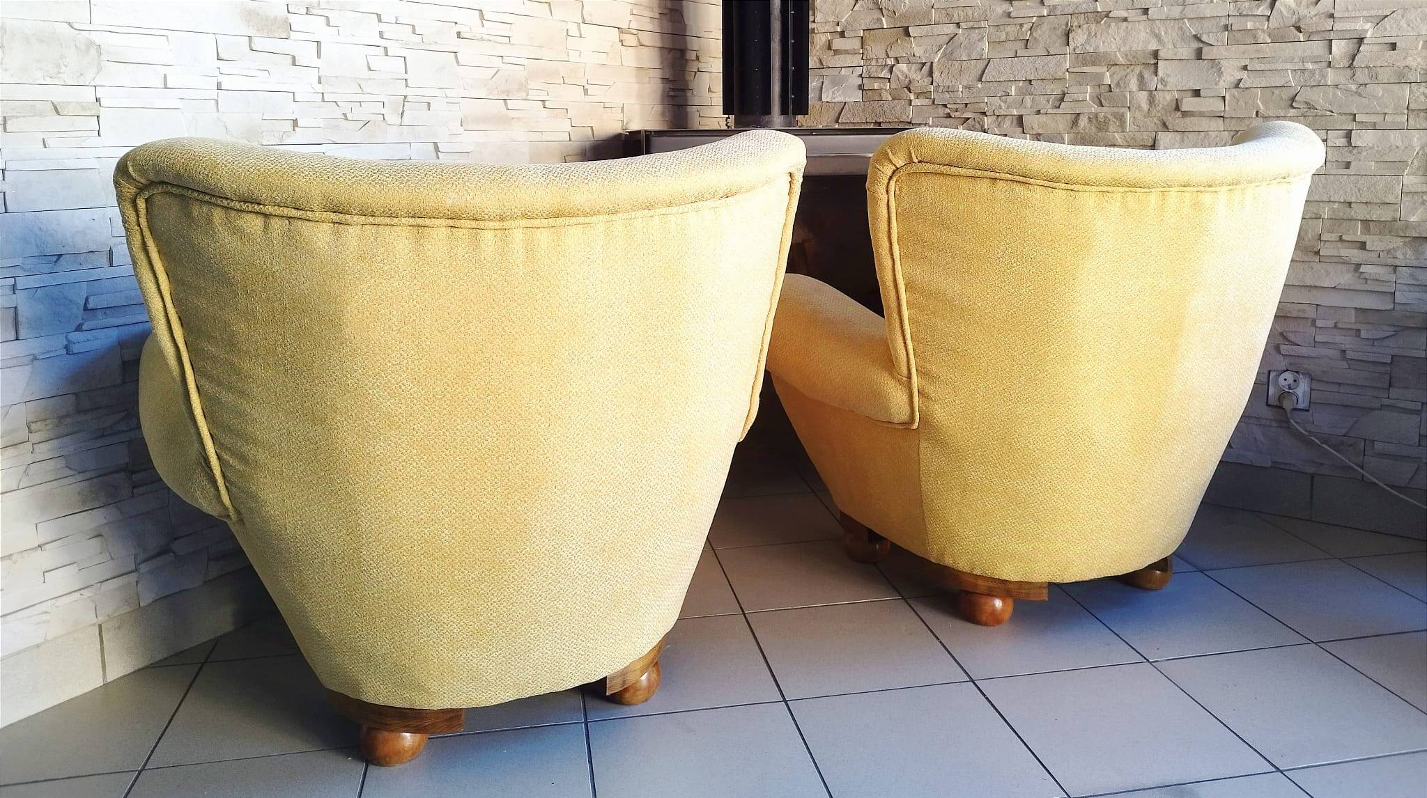 Armchairs Czehoslovakia, 1960s, Set of 2